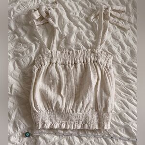 Rip curl Cream Gauze Crop Top